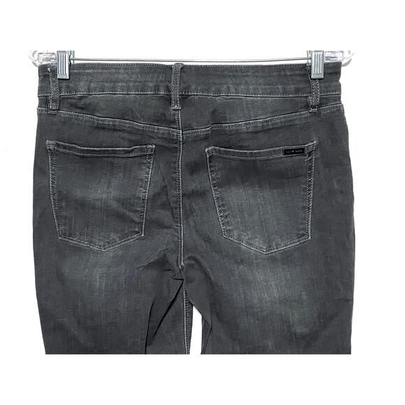 White House Black Market Classic Rise Charcoal Jegging Jeans 6 Whimsigoth Casual - Picture 5 of 10